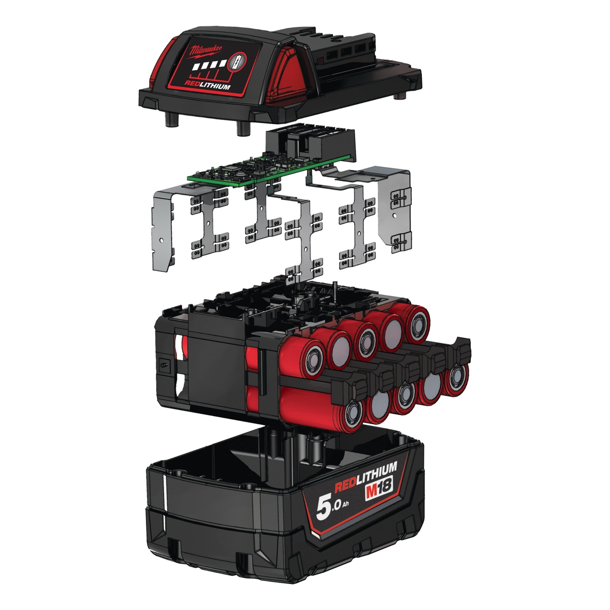 Milwaukee Akku 5.0 Ah M18B5 - 1 Stk.