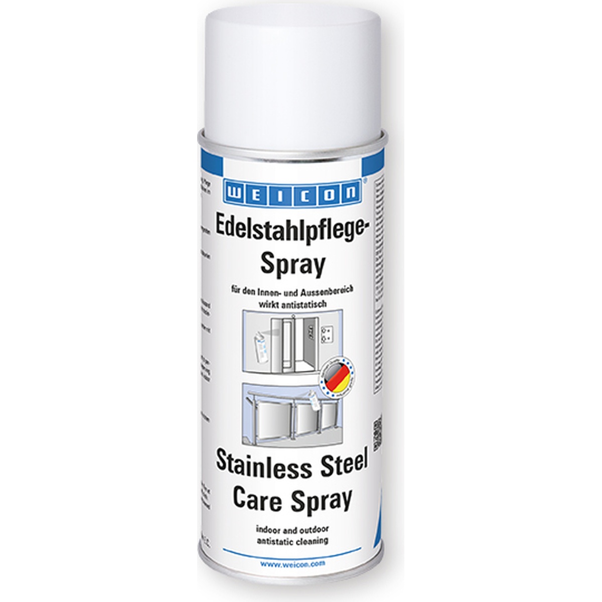 WEICON Edelstahlpflege-Spray, Reinigungs- und Schutzöl