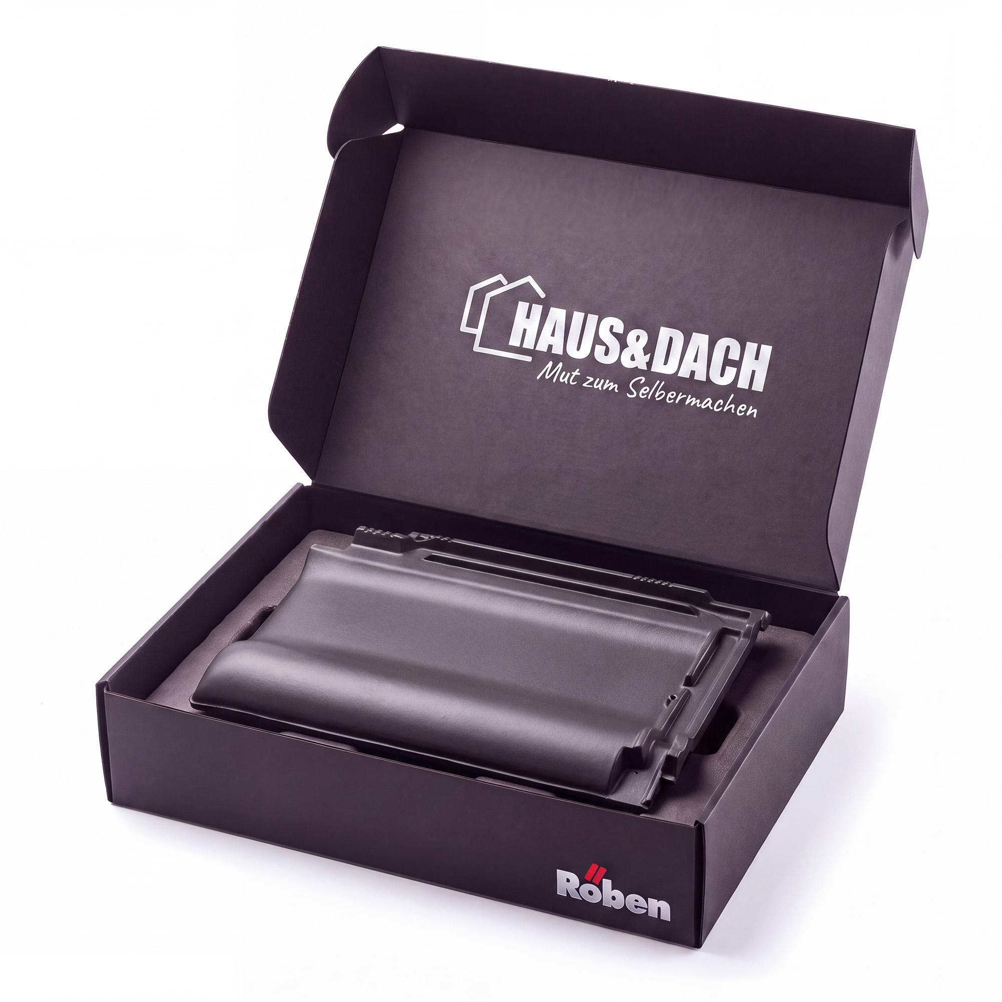 Röben Flandern plus Flächenziegel Anthrazit engobiert, Produktfoto