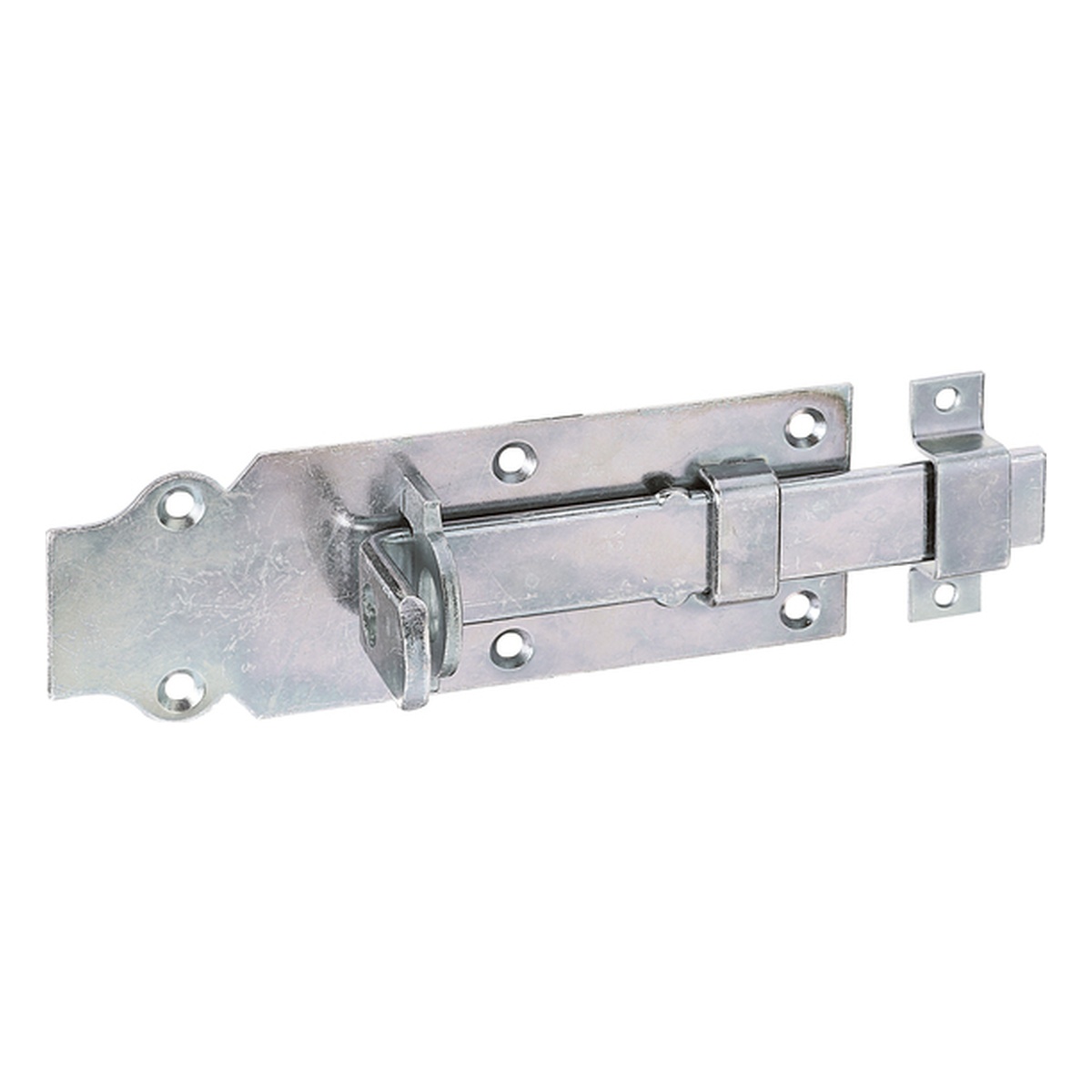 Alberts Schlossriegel mit flachen Griff verzinkt 160 x 56 mm Alberts Schlossriegel mit flachen Griff verzinkt 160 x 56 mm