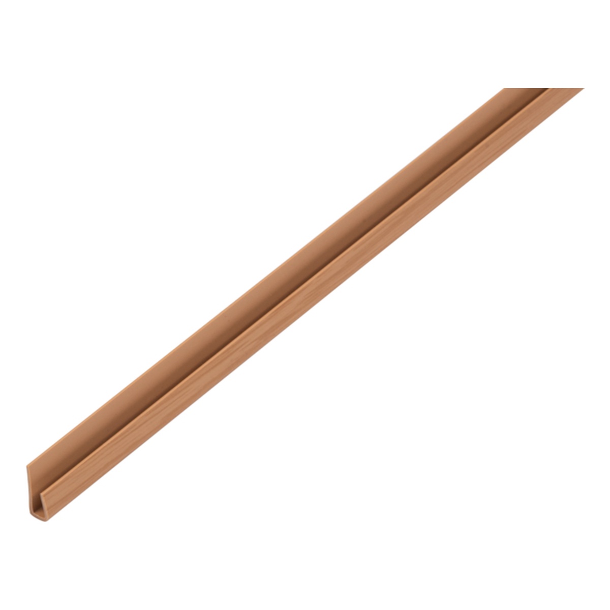 Alberts Abschlussprofil, 15 x 1000 x 6 mm, PVC-U, Farbe: Dekor Eiche - 1 Stk.