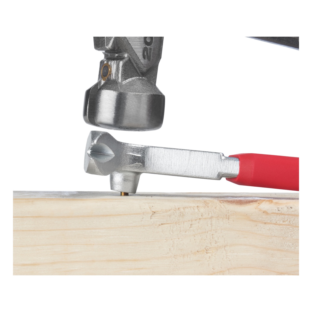 Milwaukee Nageleisen 254 mm (10 Zoll), Ganzstahl, Kralle mit flachem Profil, vibrationsgedämpfter Griff