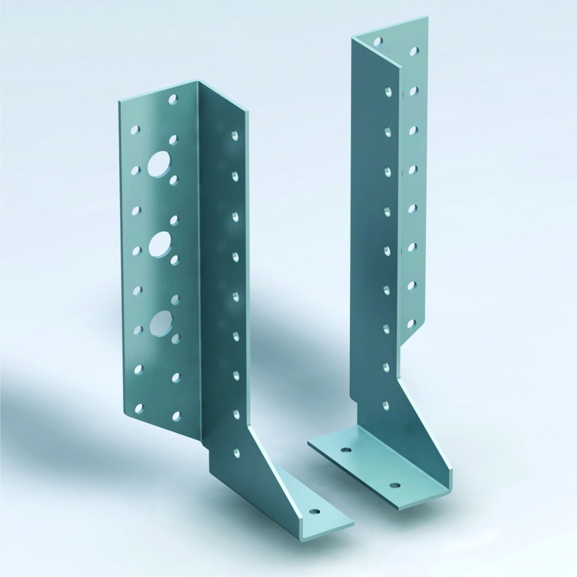 Balkenschuhe 2 Teilig Typ C 25x140x2,0 mm 1 Stk. Balkenschuhe 2 Teilig Typ C 25x140x2,0 mm 1 Stk.