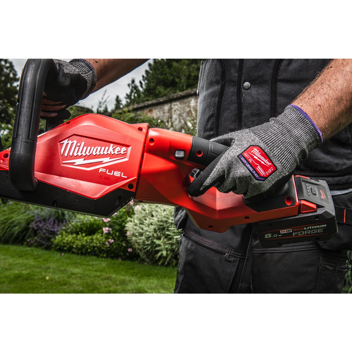 Milwaukee Gartenset Akku-Heckenschere + Rasentrimmer M18FPP2OP7-801 - 1 Stk.