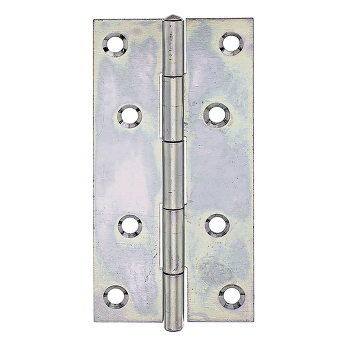 Alberts Scharnier, schmal, 100 x 52 mm, Stahl roh, sendzimirverzinkt vernietetem Edelstahlstift - 1 Stk. Alberts Scharnier, schmal, 100 x 52 mm, Stahl roh, sendzimirverzinkt vernietetem Edelstahlstift - 1 Stk.