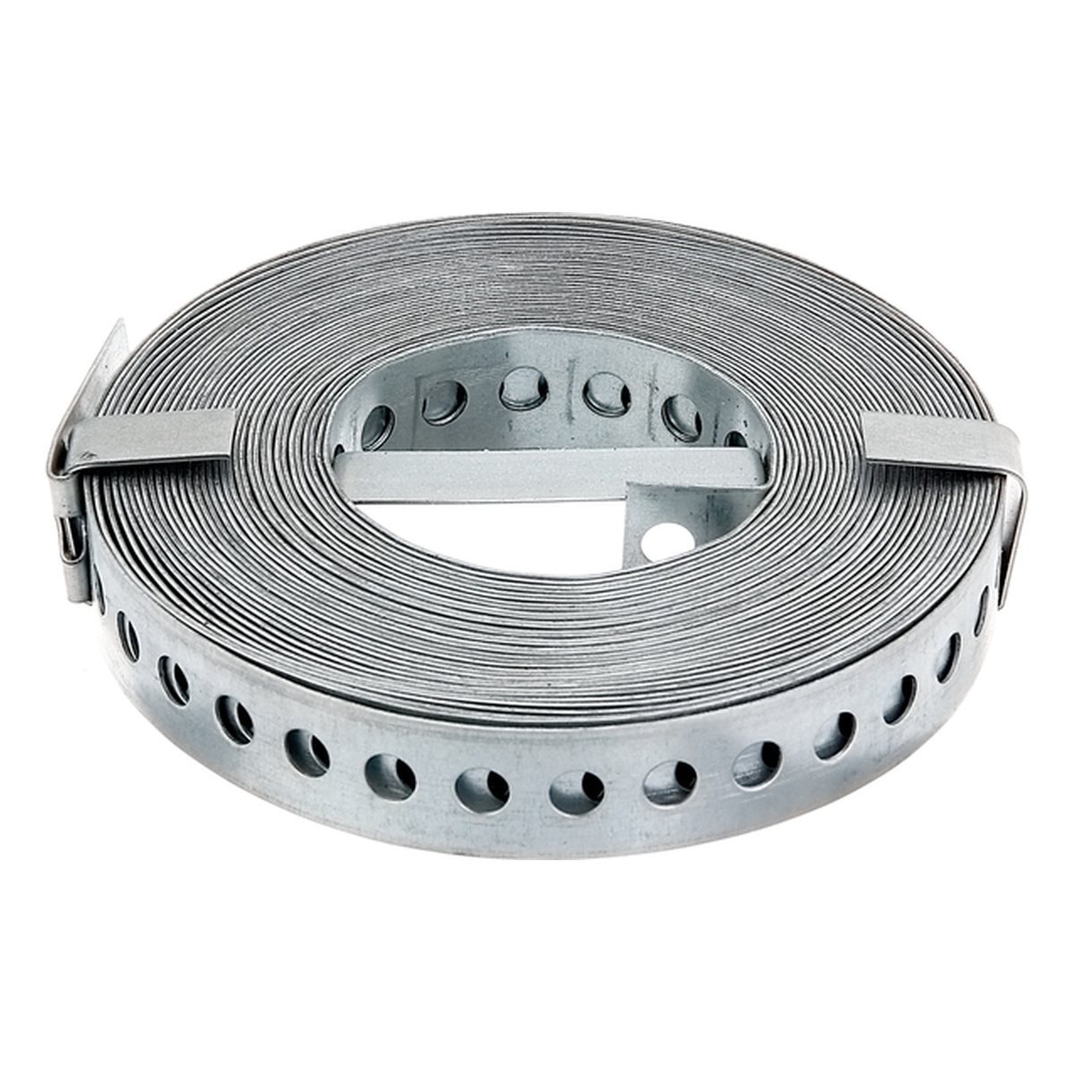 Alberts Lochband, 20 x 12 mm / 10 m, Stahl roh, sendzimirverzinkt - 1 Stk.