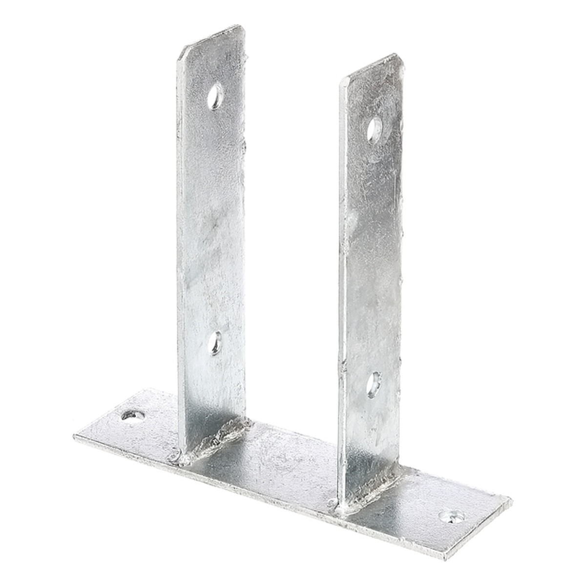 Alberts U-Pfostenträger, 81 x 200 x 60 mm, Stahl roh, feuerverzinkt, zum Aufschrauben CE-Kennzeichnung nach ETA-10/0210 - 1 Stk.