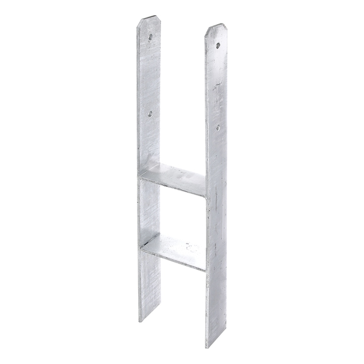 Alberts H-Pfostenträger, 161 x 400 x 800 mm, Stahl roh, feuerverzinkt, CE-Kennzeichnung nach ETA-10/0210 - 1 Stk.