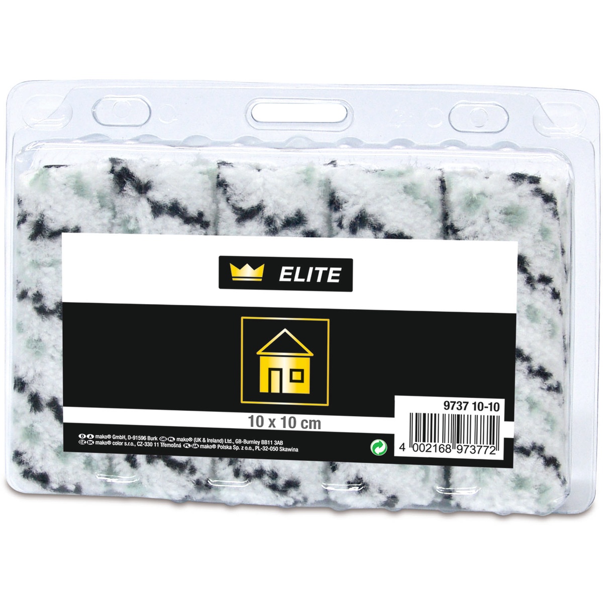 Mako Elite Heizkörper-Ersatzwalzen black-line, 10 cm, 10 stk.
