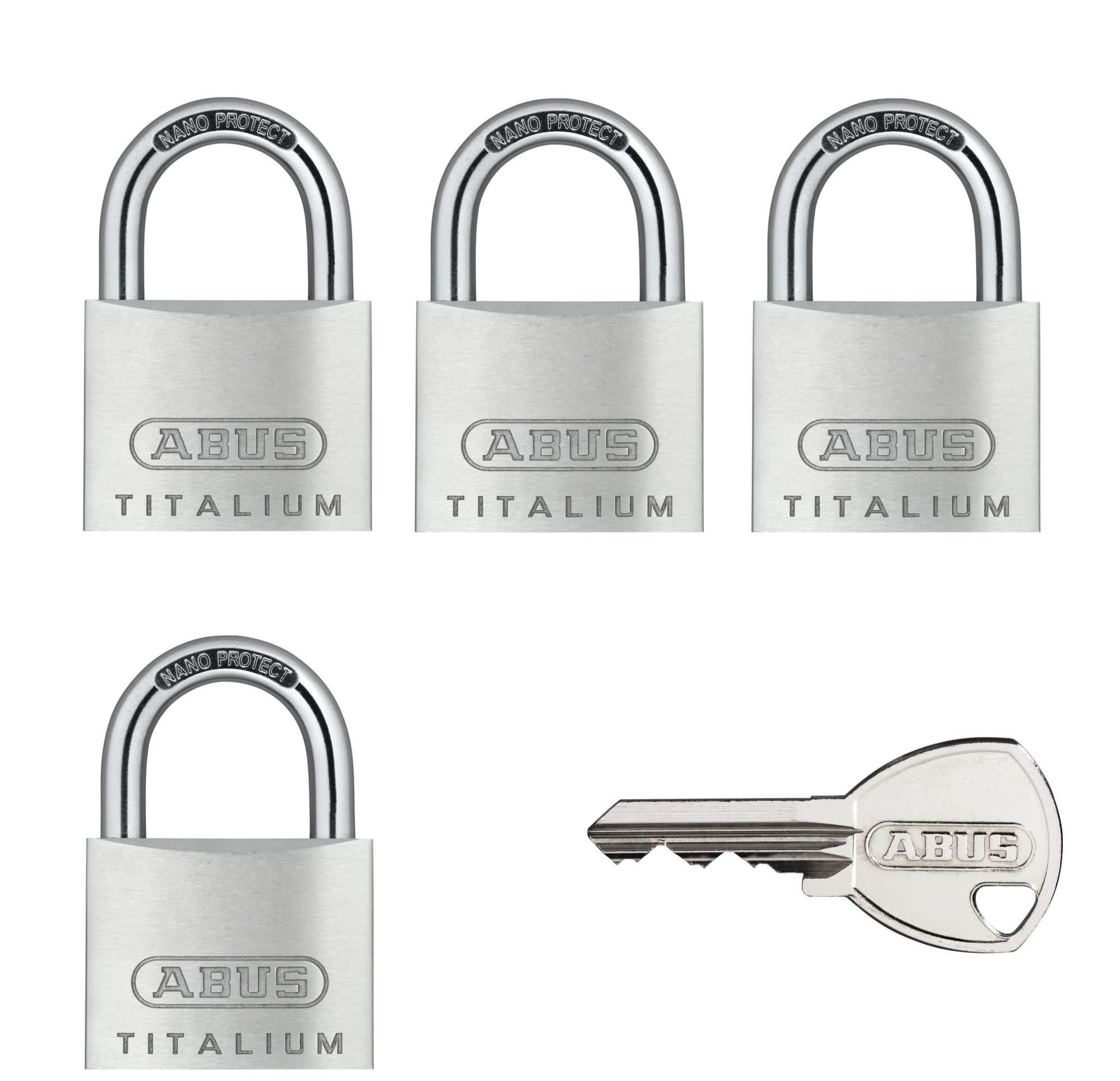 ABUS TITALIUM Hangschloss 64TI/40 Quads B/SB ABUS TITALIUM Hangschloss 64TI/40 Quads B/SB