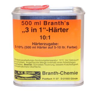 Branths "3 in 1" Härter-Konzentrat 0,5 l