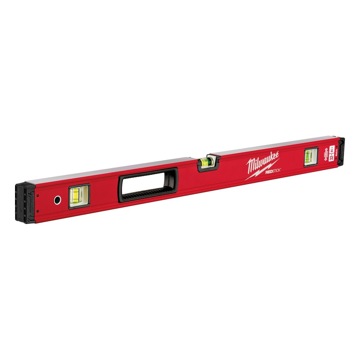 Milwaukee Wasserwaage REDSTICK BACKBONE, 80 cm, 3 Libellen, Handgriff ...